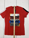 US Icon Co Mens Red Graphic Short Sleeve Shirt Size Small