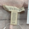 Eileen Fisher Coral Sleeveless Button Up Mesh Net Swimsuit Cover Up Women Size L
