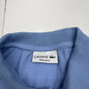 Lacoste Regular Fit Blue Shoulder Spellout Short Sleeve Polo Mens Size XL
