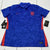 Nike England National Soccer Team Blue Short Sleeve Jersey Women Size XL NEW