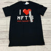 Spencer’s Black Love NFT’s Graphic Short Sleeve T-Shirt Adult Size S NEW