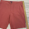 Johnnie O Dawn to Dusk Malibu Red Hybrid Shorts Swim Men Size 33 NEW