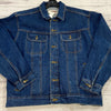 Vintage Wrangler Blue Denim Button Up Long Sleeve Jean Jacket Men Size L