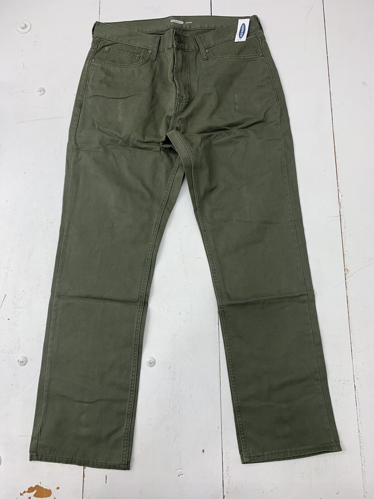 Old Navy Mens Green Straight Jeans Size 34/32