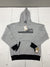 MV Sport Mens Grey Graphic Pullover Hoodie Size Large