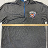 NBA mens Oklahoma City Thunder 1/4 Zip Pullover size Large