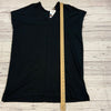 Lilla P Boutique Black Sleeveless Jersey Shirt Short Dress Women Size M NEW