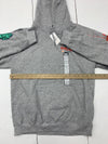 Spencer’s Mens Grey Nugs And Kisses Graphic Hoodie Size Medium