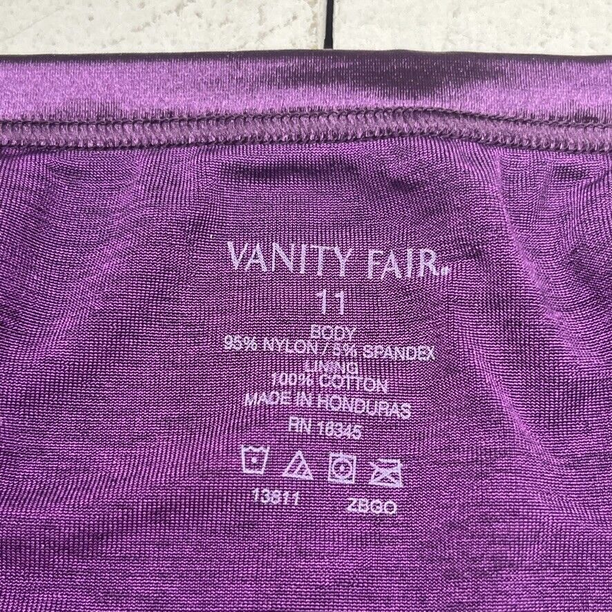 Vanity Fair Deep Purple Brief Underwear Women's Size 11 NEW