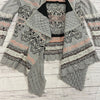 Odd Molly Boutique Gray Heavy Knit Long Cardigan Women Size 4 NEW Let’s Fly