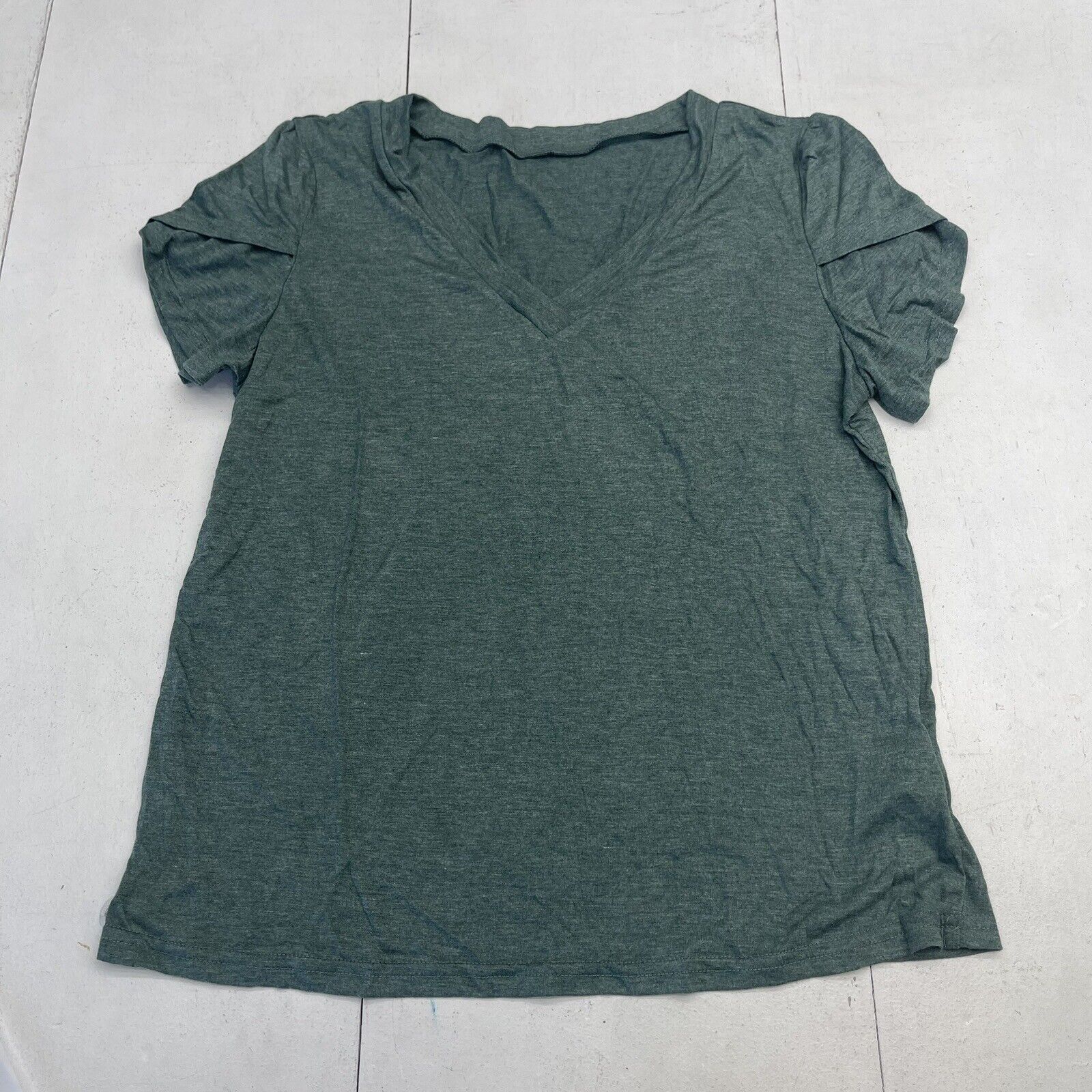 SHEIN Dark Green Short Sleeve T Shirt Women’s Size XL New