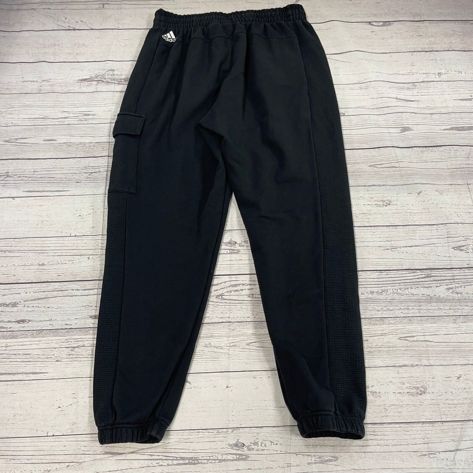 Adidas Black Sweatpants Joggers Men Size Large OV9001 * - beyond exchange