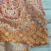 Sanctuary Long Sleeve Romper w/Pockets Orange BOHO Print Woman’s Size Large NEW