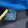 Reebok Blue Zip Up Athletic Track Jacket Men Size Medium *