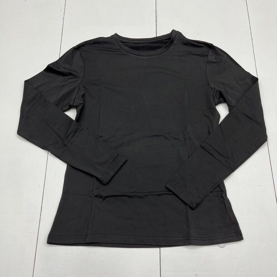 Black Compression Thermal Long Sleeve T-Shirt Women's Size Small NEW