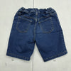 Wonder Nation Blue Jeans Bermuda Shorts W/ Adjustable Straps Boys Size 10