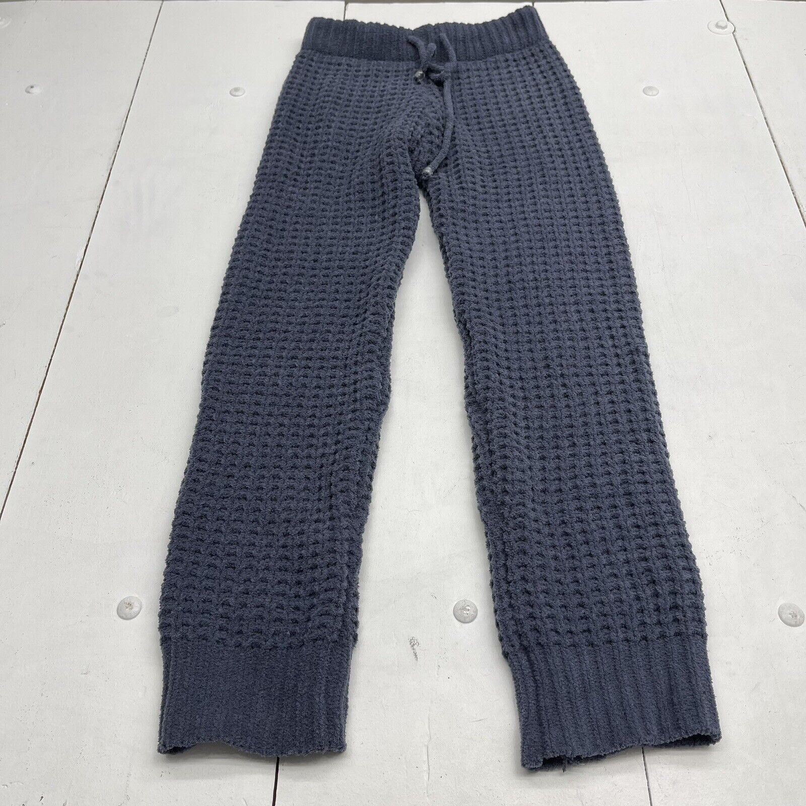 POL Blue Chunky Knit Sweatpants Women’s Size Medium