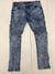 Kaalu Mens Blue Acid Wash Denim Jeans Size 36