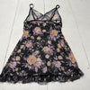 Shein Black Sheer Floral Dress Women’s Size X-Large NEW