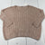 Twenty Ten Light Pink Ultra Soft Chunky Knit Sweater V-Neck Womens Size S/M NEW