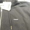 Sandro Black Cotton Fleece Zip Hoodie Mens Size XL New $295