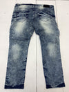 Reason Mens Blue Acid Wash Denim Jeans Size 46