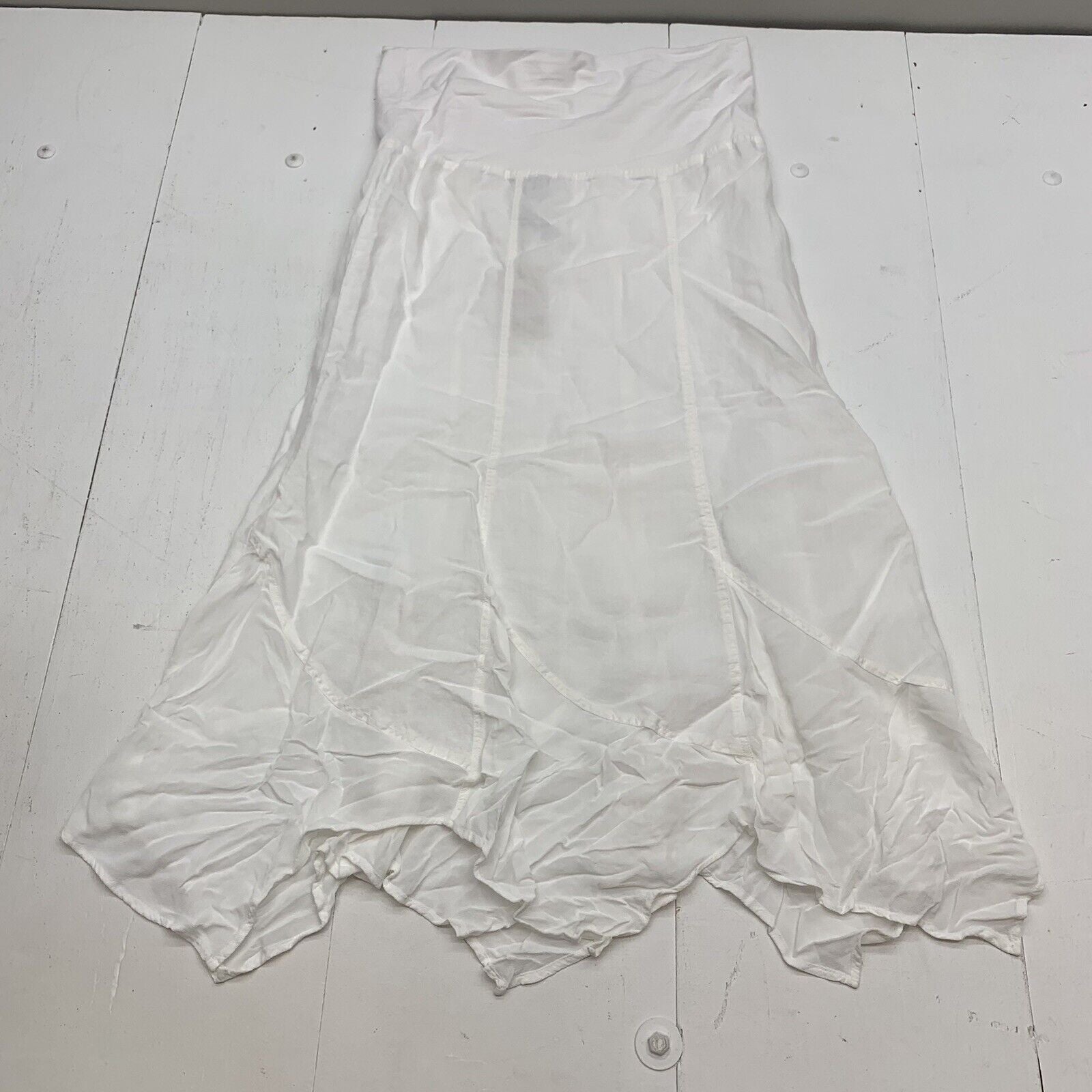 XCVI womens White Angelica Maxi Skirt Size Large