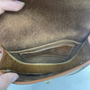 Vintage Made In The USA by Otis Brown Leather Tweed Crossbody New