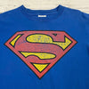 Vintage Superman Blue Short Sleeve Graphic T-Shirt Adult Size M Made In USA
